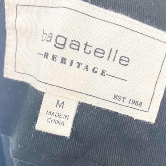 Bagatelle Lightweight Jacket Floral Embroidered Pink Black - Picture 7 of 8